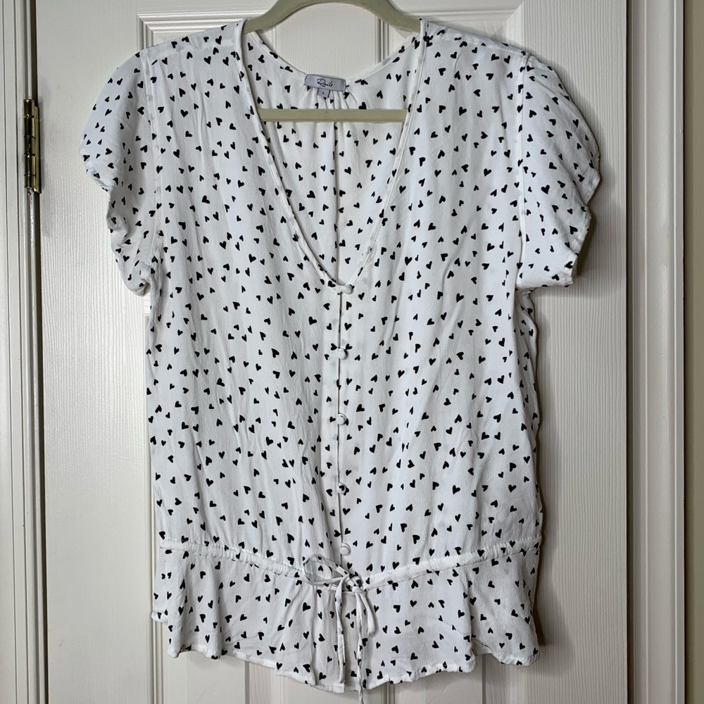 Rails Bretton Heart Print Top - image 1